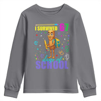 Tung Tung Tung Sahur I Survived 67 Days of School Youth Sweatshirt Funny Six Seven 6 7 Meme Teacher Student - Wonder Print Shop