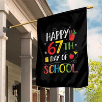 67 Days of School Garden Flag Happy 67th Day Of School Teachers Student Meme - Wonder Print Shop