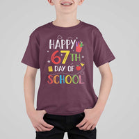 67 Days of School T Shirt For Kid Happy 67th Day Of School Teachers Student Meme - Wonder Print Shop