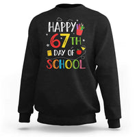 67 Days of School Sweatshirt Happy 67th Day Of School Teachers Student Meme - Wonder Print Shop