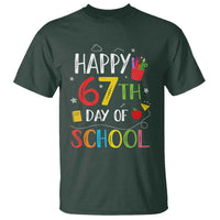 67 Days of School T Shirt Happy 67th Day Of School Teachers Student Meme - Wonder Print Shop