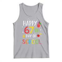 67 Days of School Tank Top Happy 67th Day Of School Teachers Student Meme - Wonder Print Shop