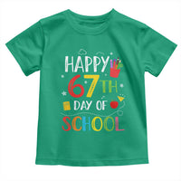 67 Days of School Toddler T Shirt Happy 67th Day Of School Teachers Student Meme - Wonder Print Shop