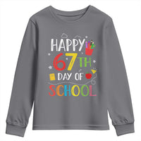 67 Days of School Youth Sweatshirt Happy 67th Day Of School Teachers Student Meme - Wonder Print Shop