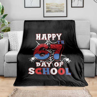 Happy 67th Day Of School Throw Blanket Boys Girls Spider 67 Days - Wonder Print Shop