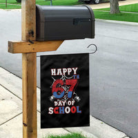 Happy 67th Day Of School Garden Flag Boys Girls Spider 67 Days - Wonder Print Shop