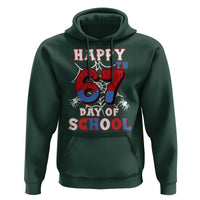 Happy 67th Day Of School Hoodie Boys Girls Spider 67 Days - Wonder Print Shop