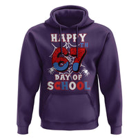 Happy 67th Day Of School Hoodie Boys Girls Spider 67 Days - Wonder Print Shop