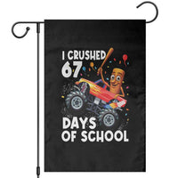 67 Days of School Monster Truck Garden Flag 67th Day Boys Tung Tung Tung Sahur - Wonder Print Shop