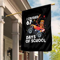 67 Days of School Monster Truck Garden Flag 67th Day Boys Tung Tung Tung Sahur - Wonder Print Shop