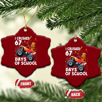 67 Days of School Monster Truck Ceramic Ornament 67th Day Boys Tung Tung Tung Sahur - Wonder Print Shop