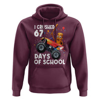 67 Days of School Monster Truck Hoodie 67th Day Boys Tung Tung Tung Sahur - Wonder Print Shop