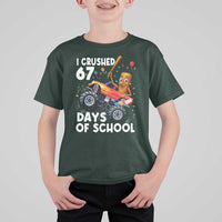 67 Days of School Monster Truck T Shirt For Kid 67th Day Boys Tung Tung Tung Sahur - Wonder Print Shop