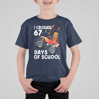 67 Days of School Monster Truck T Shirt For Kid 67th Day Boys Tung Tung Tung Sahur - Wonder Print Shop