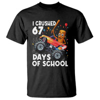 67 Days of School Monster Truck T Shirt 67th Day Boys Tung Tung Tung Sahur - Wonder Print Shop