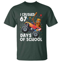 67 Days of School Monster Truck T Shirt 67th Day Boys Tung Tung Tung Sahur - Wonder Print Shop