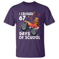 67 Days of School Monster Truck T Shirt 67th Day Boys Tung Tung Tung Sahur - Wonder Print Shop