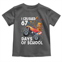 67 Days of School Monster Truck Toddler T Shirt 67th Day Boys Tung Tung Tung Sahur - Wonder Print Shop