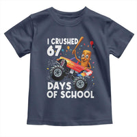 67 Days of School Monster Truck Toddler T Shirt 67th Day Boys Tung Tung Tung Sahur - Wonder Print Shop