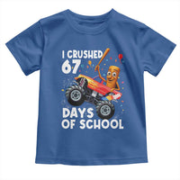 67 Days of School Monster Truck Toddler T Shirt 67th Day Boys Tung Tung Tung Sahur - Wonder Print Shop