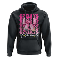 67 Days Of School Girls Coquette Bow Hoodie Funny Six Seven Meme 67th Day - Wonder Print Shop