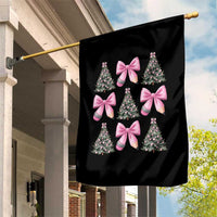 Coquette Bow Christmas Garden Flag Girly Xmas Tree Teacher Pencil Bow - Wonder Print Shop
