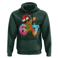Funny 67 Meme Gingerbread Christmas Hoodie Six Seven Ice Cream Drip Boys - Wonder Print Shop