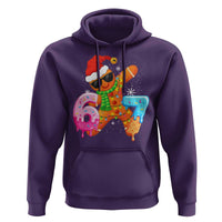 Funny 67 Meme Gingerbread Christmas Hoodie Six Seven Ice Cream Drip Boys - Wonder Print Shop