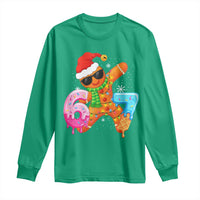 Funny 67 Meme Gingerbread Christmas Long Sleeve Shirt Six Seven Ice Cream Drip Boys - Wonder Print Shop