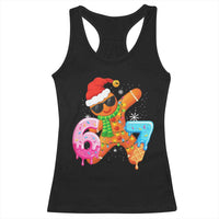 Funny 67 Meme Gingerbread Christmas Racerback Tank Top Six Seven Ice Cream Drip Boys - Wonder Print Shop