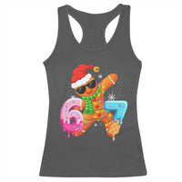 Funny 67 Meme Gingerbread Christmas Racerback Tank Top Six Seven Ice Cream Drip Boys - Wonder Print Shop