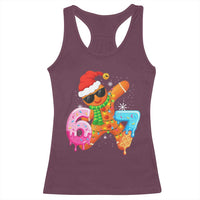 Funny 67 Meme Gingerbread Christmas Racerback Tank Top Six Seven Ice Cream Drip Boys - Wonder Print Shop