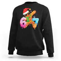 Funny 67 Meme Gingerbread Christmas Sweatshirt Six Seven Ice Cream Drip Boys - Wonder Print Shop