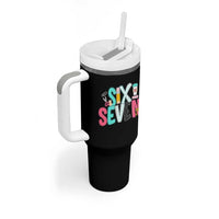 Funny Teacher Six Seven Tumbler With Handle 6 7 Meme - Wonder Print Shop