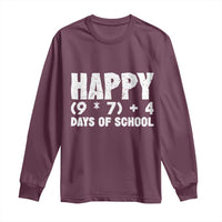 67 Days Of School Long Sleeve Shirt Do The Math 67 Meme Funny Six Seven Teacher - Wonder Print Shop
