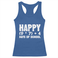 67 Days Of School Racerback Tank Top Do The Math 67 Meme Funny Six Seven Teacher - Wonder Print Shop