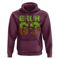 Funny Six Seven Hoodie 67 Meme 6 7 Boy Game Pixel Number - Wonder Print Shop