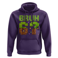 Funny Six Seven Hoodie 67 Meme 6 7 Boy Game Pixel Number - Wonder Print Shop