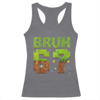 Funny Six Seven Racerback Tank Top 67 Meme 6 7 Boy Game Pixel Number - Wonder Print Shop