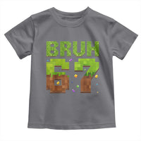 Funny Six Seven Toddler T Shirt 67 Meme 6 7 Boy Game Pixel Number - Wonder Print Shop