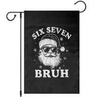 67 Christmas Six Seven Bruh Garden Flag Funny Santa 6 7 Meme - Wonder Print Shop