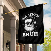 67 Christmas Six Seven Bruh Garden Flag Funny Santa 6 7 Meme - Wonder Print Shop