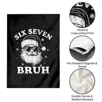 67 Christmas Six Seven Bruh Garden Flag Funny Santa 6 7 Meme - Wonder Print Shop