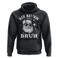 67 Christmas Six Seven Bruh Hoodie Funny Santa 6 7 Meme - Wonder Print Shop