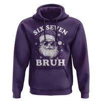 67 Christmas Six Seven Bruh Hoodie Funny Santa 6 7 Meme - Wonder Print Shop
