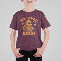 67 Funny Thanksgiving T Shirt For Kid Six Seven Bruh 6 7 Turkey Meme - Wonder Print Shop