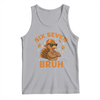 67 Funny Thanksgiving Tank Top Six Seven Bruh 6 7 Turkey Meme - Wonder Print Shop