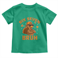 67 Funny Thanksgiving Toddler T Shirt Six Seven Bruh 6 7 Turkey Meme - Wonder Print Shop