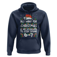Funny Teacher Christmas 67 Hoodie Students Stop Saying 6-7 Six Seven - Wonder Print Shop