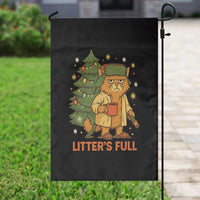 Litters Full Garden Flag Funny Christmas Vacation Cat - Wonder Print Shop